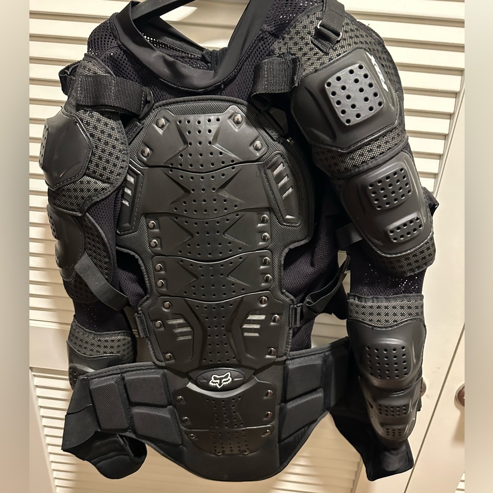 fox heading titan sport jacket 10050 vest motorcycle protection
